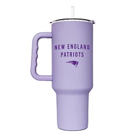 Patriots de la Nouvelle-Angleterre 40oz. Gobelet doux au toucher lavande