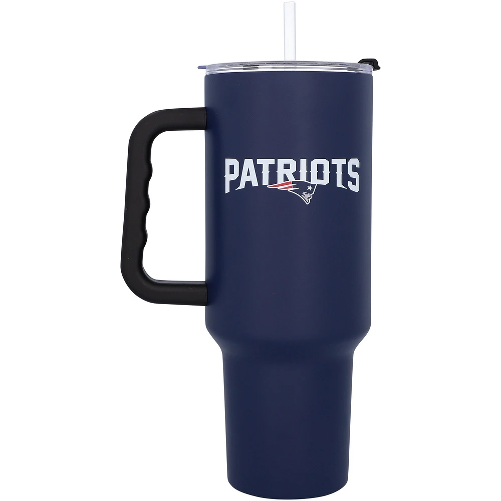 Patriots de la Nouvelle-Angleterre 40 oz. Gobelet de voyage avec poignée