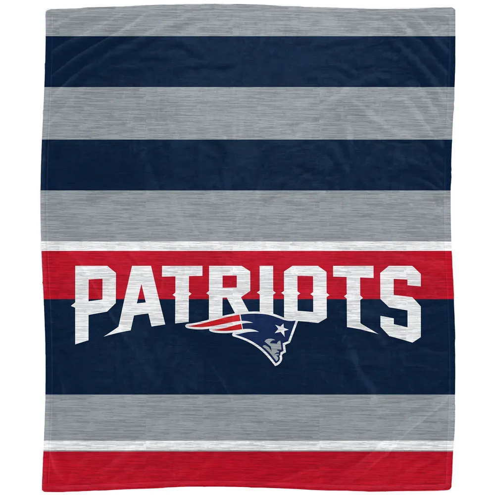 Lids New England Patriots 50'' x 60'' Stripe Flannel Fleece