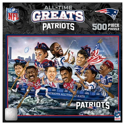 New England Patriots 500-Piece All-Time Greats - Puzzle