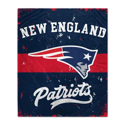 New England Patriots 60'' x 70'' Retro Stripe Flannel Fleece Blanket