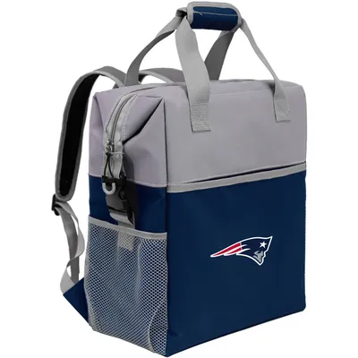 New England Patriots Colorblock Backpack Cooler
