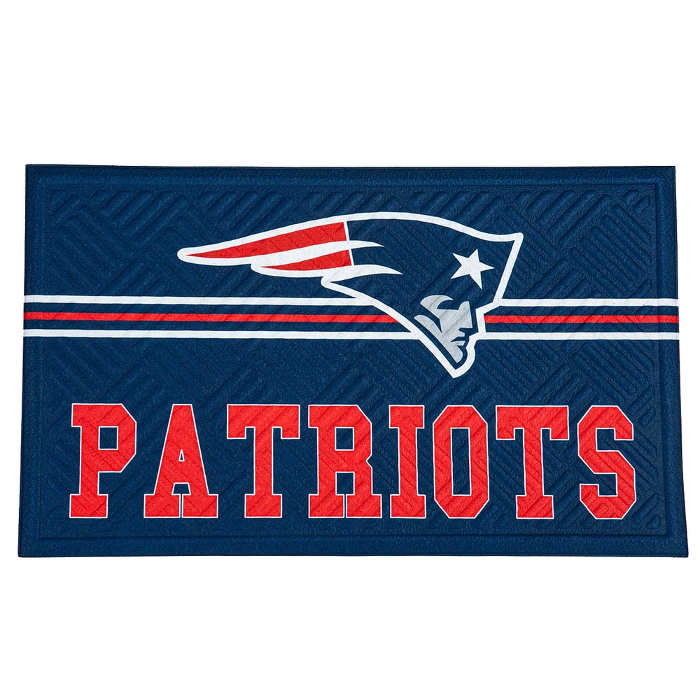 New England Patriots Embossed Door Mat