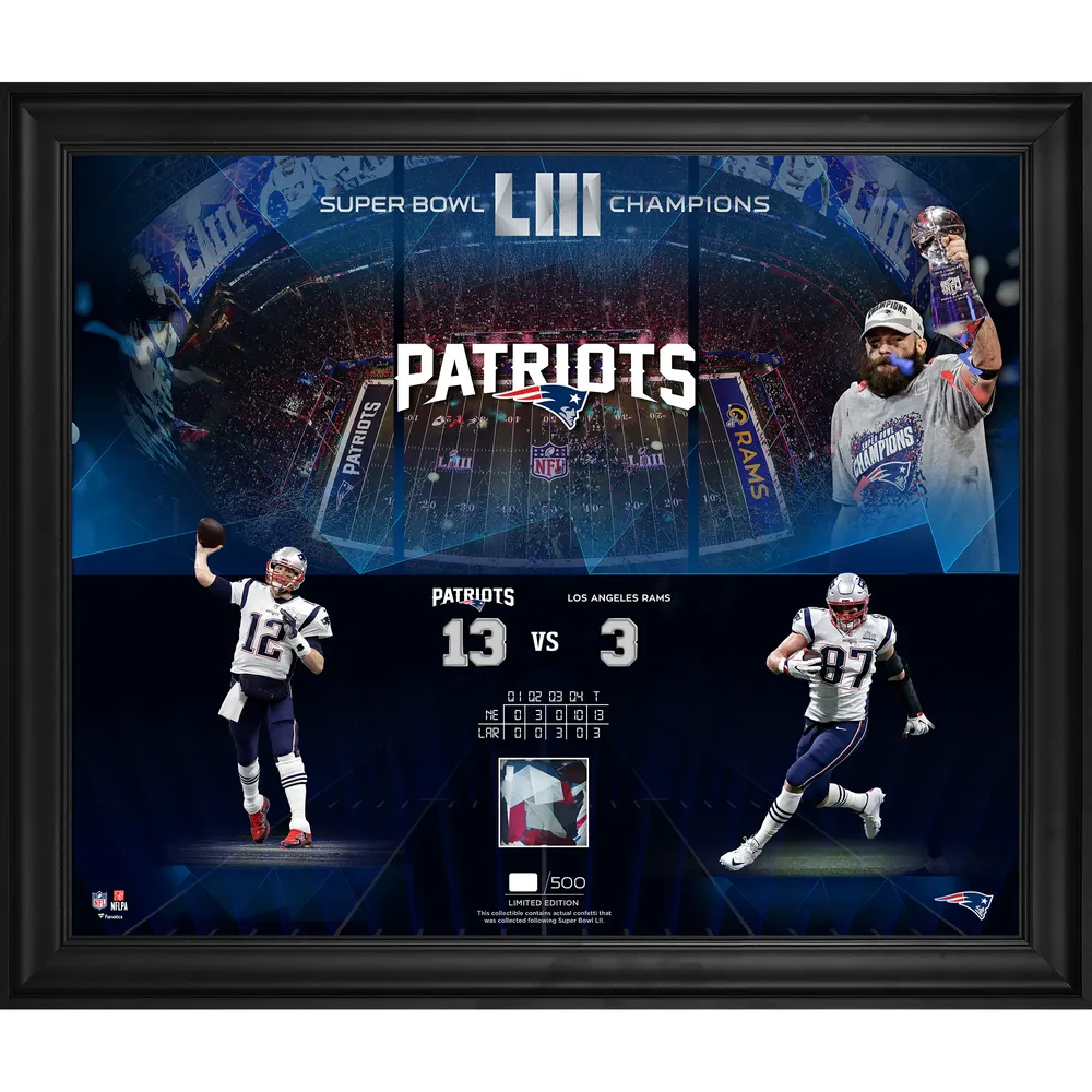 Tom Brady New England Patriots Autographed Super Bowl LIII Game Program