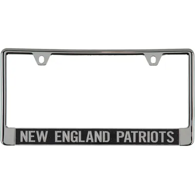 New England Patriots Glitter License Plate Frame - Black