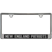 New England Patriots Glitter License Plate Frame - Black
