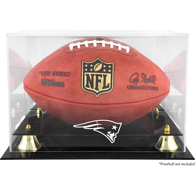 Vitrine de présentation du logo de l'équipe de football Golden Classic des New England Patriots