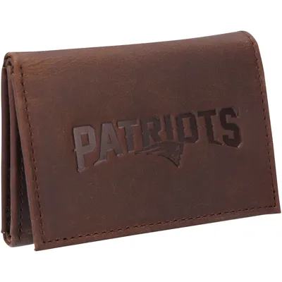 New England Patriots Leather Team Tri-Fold Wallet