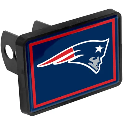 New England Patriots Logo 1.25" x 2" Universal Plastic Hitch Cover