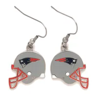 Boucles d'oreilles fil logo New England Patriots