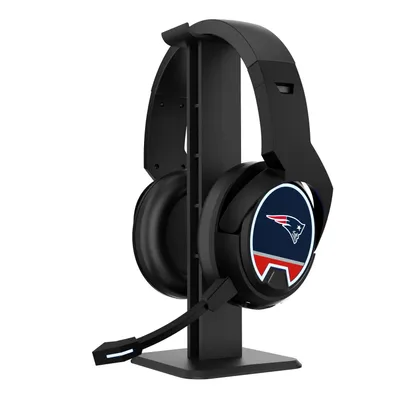 New England Patriots Logo Wireless Bluetooth Gaming Headphones & Stand