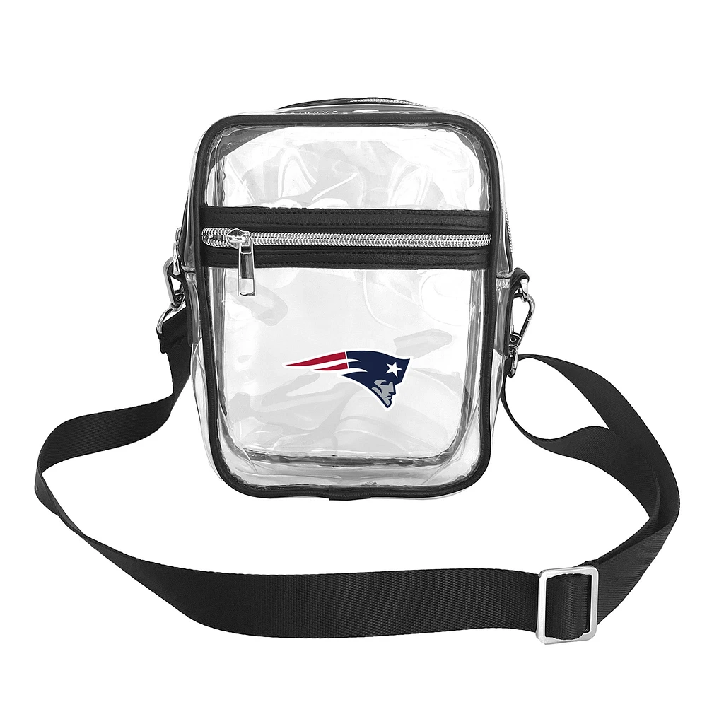 Mini sac à bandoulière transparent des Patriots de la Nouvelle-Angleterre