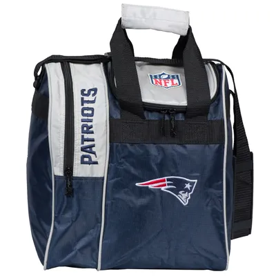 New England Patriots Single Bowling Ball Tote Bag with Shoe Compartment