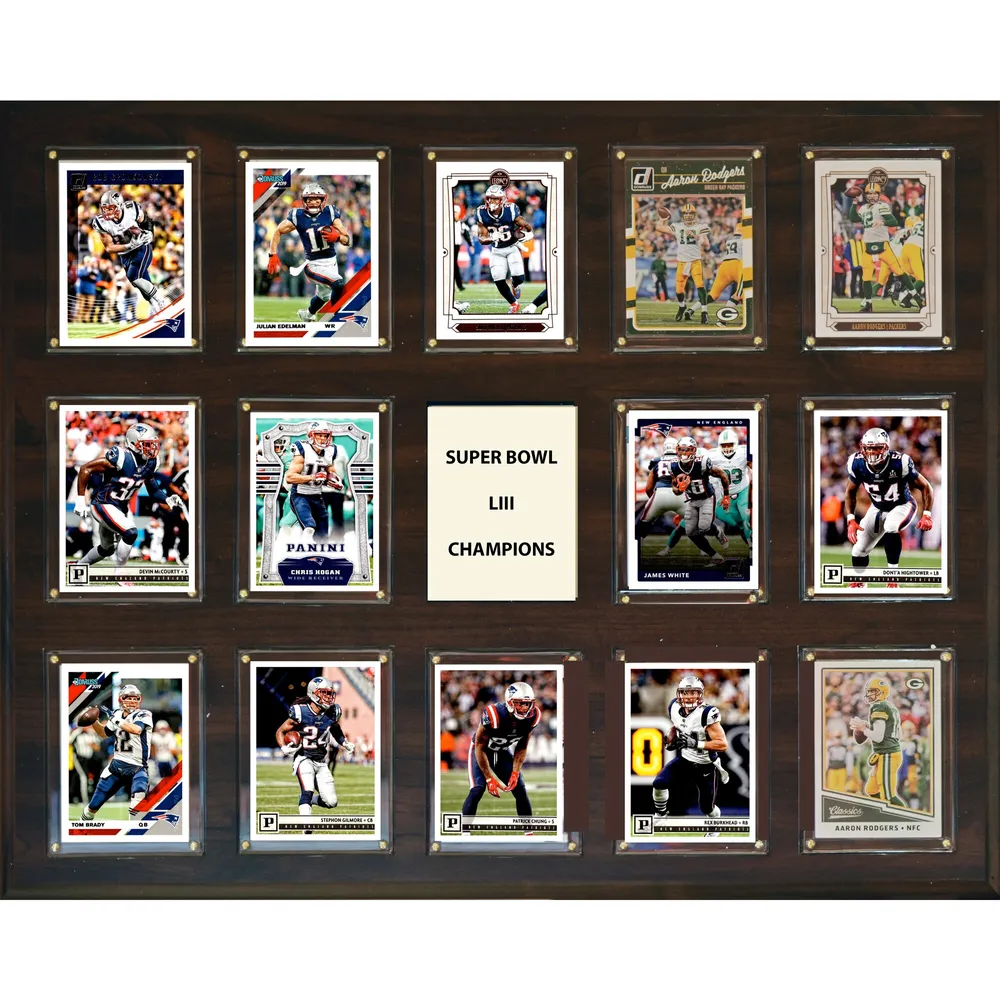 New England Patriots Super Bowl LIII Champions Black Framed