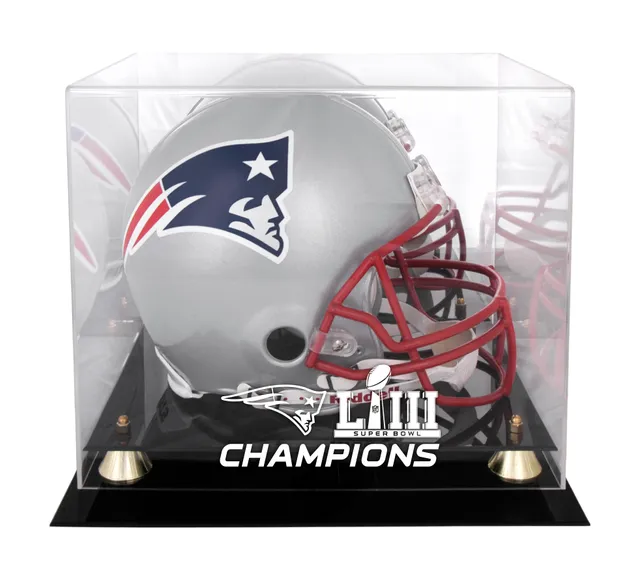 Lids New England Patriots Fanatics Authentic Super Bowl LIII Champions  Mahogany Football Logo Display Case