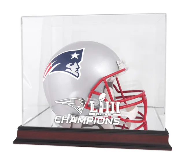 Lids New England Patriots Fanatics Authentic Super Bowl LIII Champions  Mahogany Football Logo Display Case