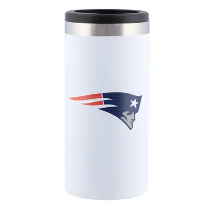 New England Patriots Team Logo 12oz. Slim Can Holder