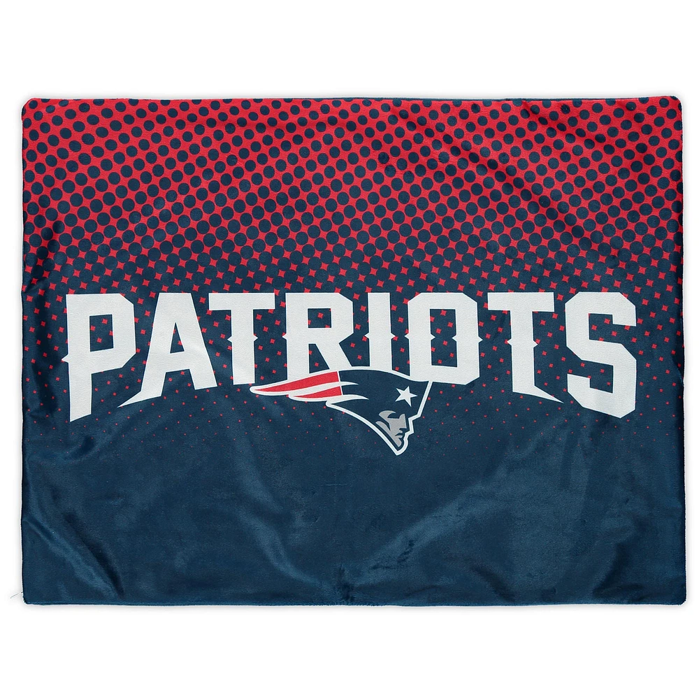 New England Patriots Two-Pack Plush Dot Pillow Protectors