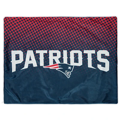 New England Patriots Two-Pack Plush Dot Pillow Protectors