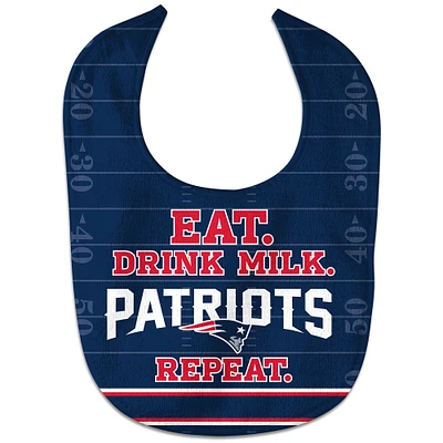 Nouveau-né et nourrisson WinCraft New England Patriots Eat. Boire. Répéter. Dossard All-Pro