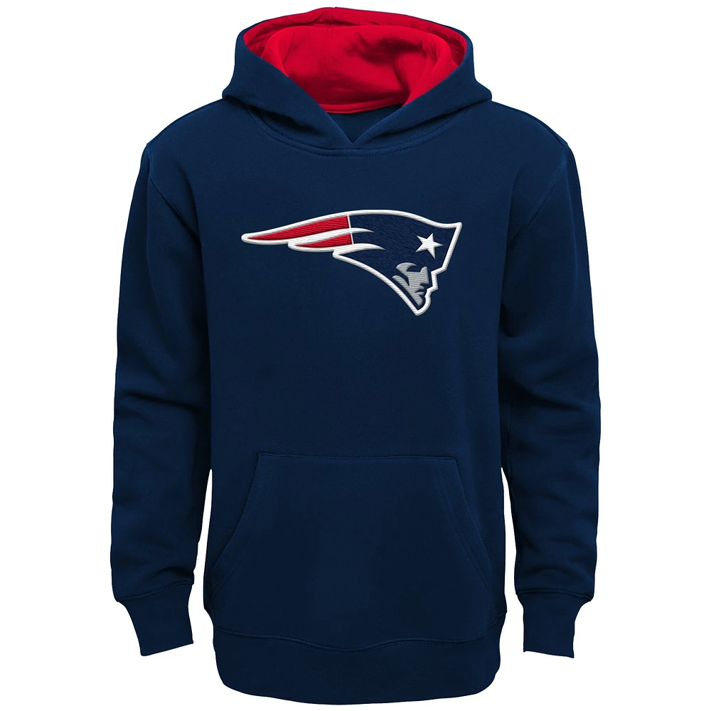 Preschool Navy New England Patriots Prime Pullover Hoodie