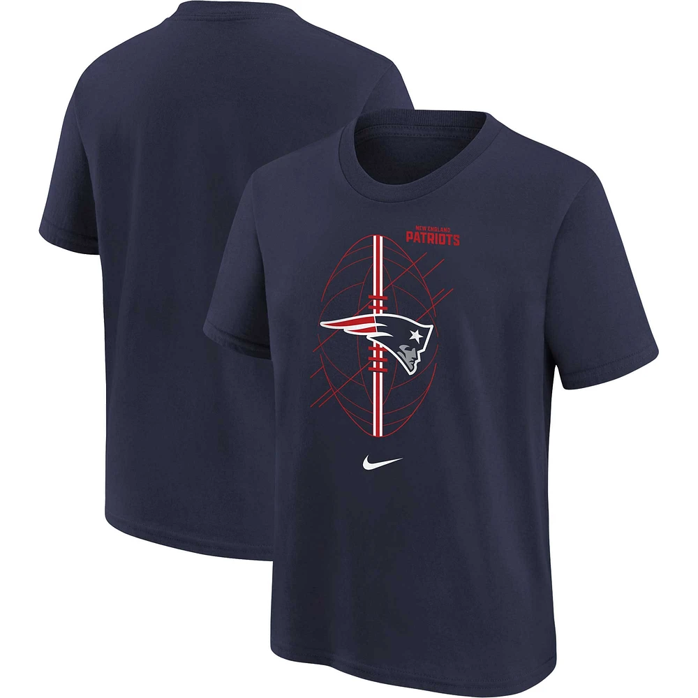 T-shirt Nike New England Patriots Icon pour enfants d'âge préscolaire