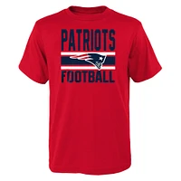 Preschool Red/Navy New England Patriots Fan Fave T-Shirt Combo Set