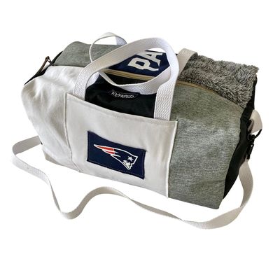 Refried Apparel New England Patriots Sustainable Upcycled Duffle Bag