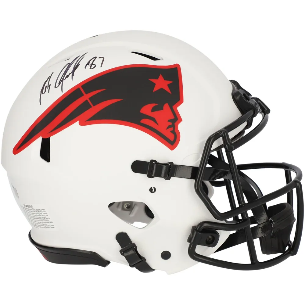 Tom Brady New England Patriots Autographed Riddell Lunar Eclipse Alternate  Speed Mini Helmet