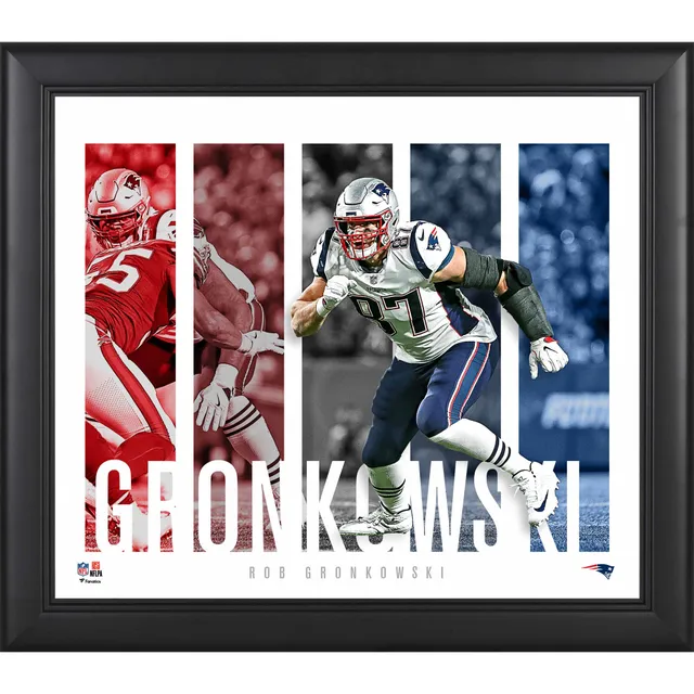 Lids Rob Gronkowski New England Patriots Fanatics Authentic Framed 15' x  17' Player Panel Collage