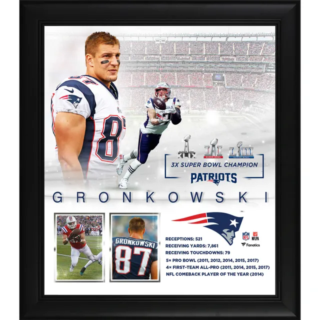 Lids Rob Gronkowski New England Patriots Fanatics Authentic