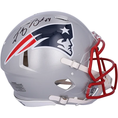 Tedy Bruschi New England Patriots Autographed Riddell Speed Authentic Helmet