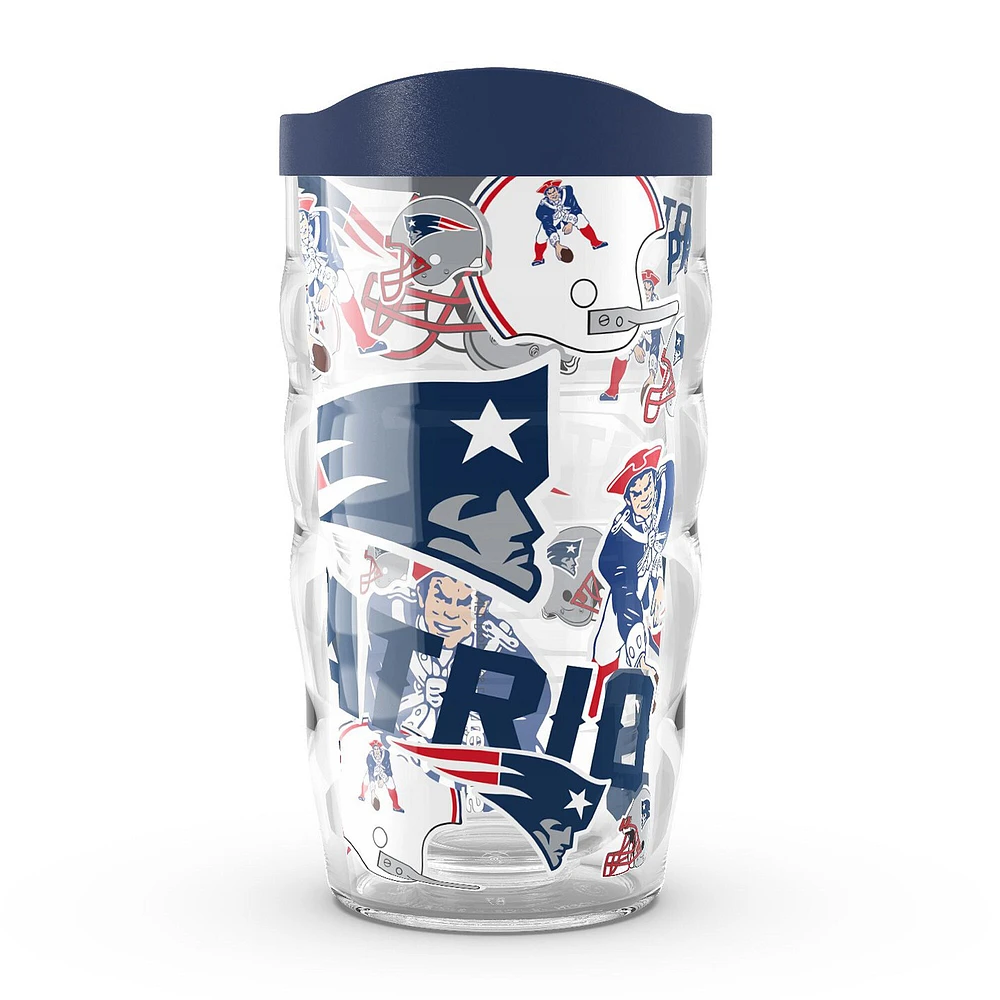 Patriots de la Nouvelle-Angleterre de Tervis 10 oz. Gobelet ondulé classique Allover