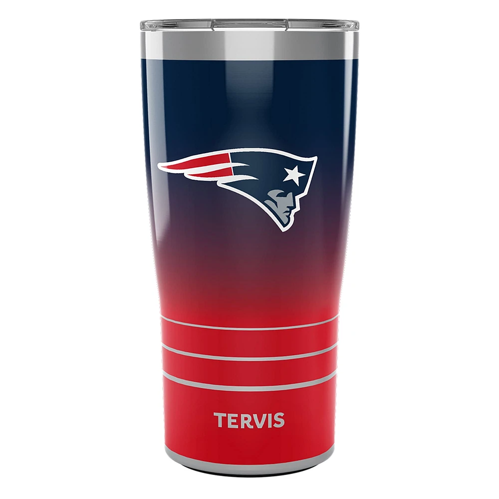 Patriots de la Nouvelle-Angleterre de Tervis 20 oz. Gobelet en acier inoxydable Ombre