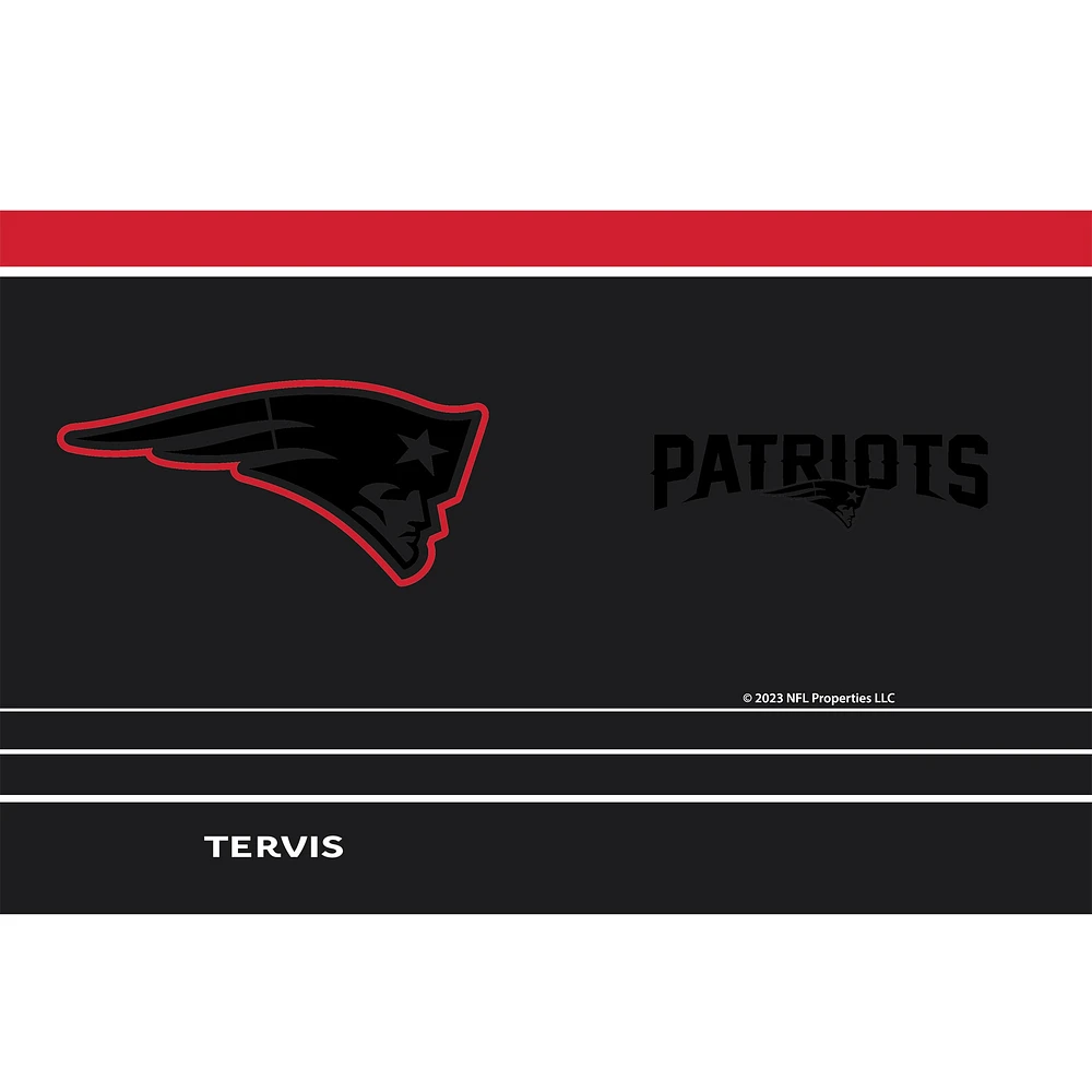 Patriots de la Nouvelle-Angleterre de Tervis 30 oz. Gobelet en acier inoxydable Night Game