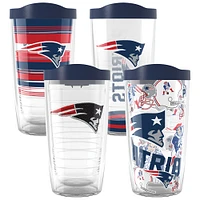 Tervis New England Patriots Four-Pack 16oz. Classic Tumbler Set