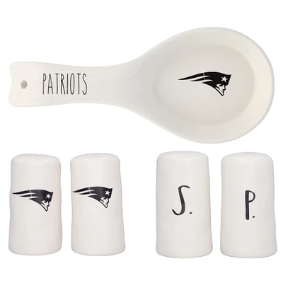 The Memory Company Coffret cadeau de cuisine artisanale 3 pièces New England Patriots