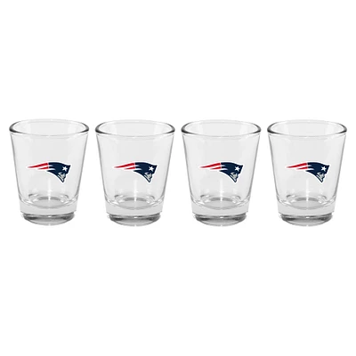 The Memory Company New England Patriots 4-Pack 2oz. Shot Glass Set