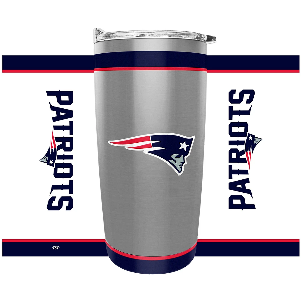 Les Patriots de la Nouvelle-Angleterre Sports Vault 20 oz. Gobelet en acier inoxydable