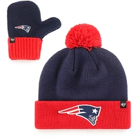 Youth New England Patriots Hangtime Navy Knit