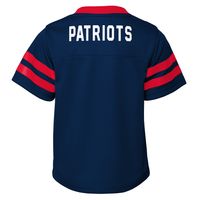 Toddler Navy New England Patriots Red Zone Jersey & Pants Set