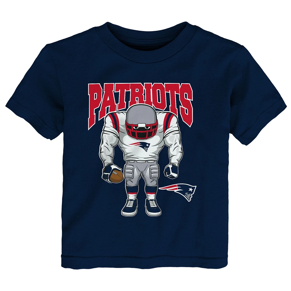 T-shirt bleu marine Brute Squad pour tout-petits des New England Patriots