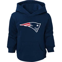 Sweat à capuche bleu marine avec logo New England Patriots pour tout-petit