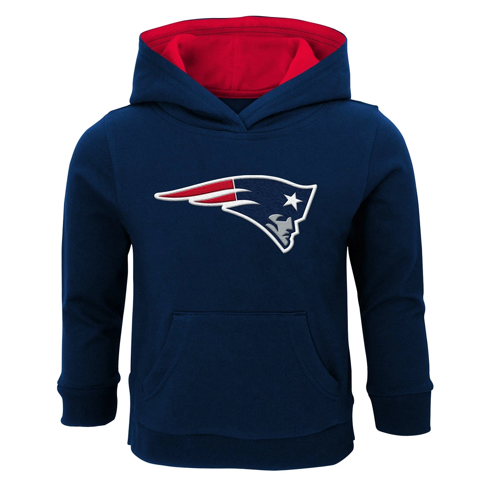 Toddler Navy New England Patriots Prime Pullover Hoodie