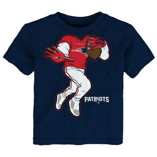 Outerstuff Patriots Wildcat Long Sleeve T-Shirt - Boys' Grade