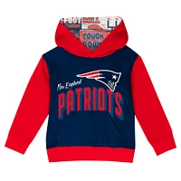 Ensemble sweat à capuche et pantalon en polaire bleu marine New England Patriots pour tout-petit