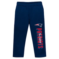 Ensemble sweat à capuche et pantalon en polaire bleu marine New England Patriots pour tout-petit