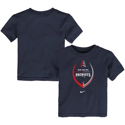 Mac Jones New England Patriots Youth Mainliner Name & Number T-Shirt - Navy