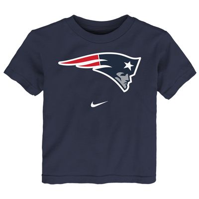 Toddler Nike Navy New England Patriots Icon Logo - T-Shirt