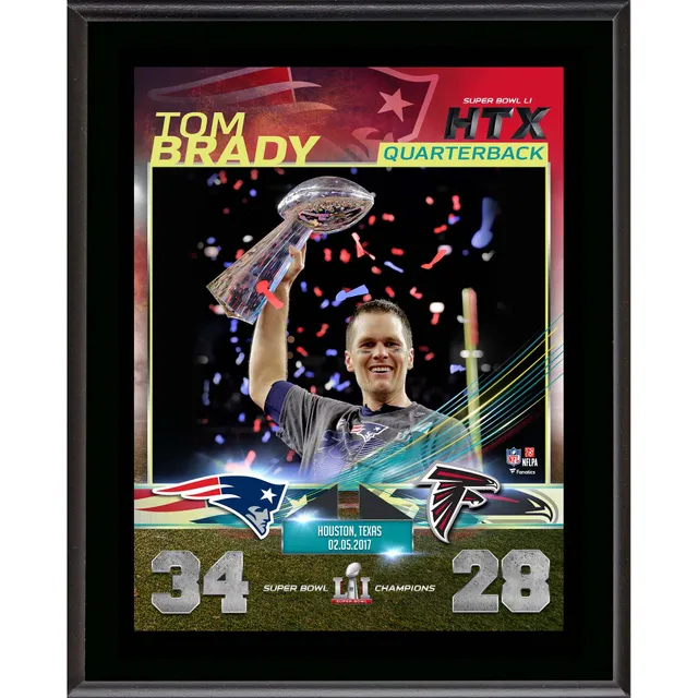 Tom Brady New England Patriots Fanatics Authentic Framed 15 x 17 Super  Bowl LI Champions Collage